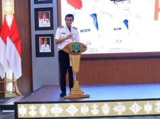 Bupati Nunukan, Irwan Sabri saat meluncurkan Program Beasiswanya Harapan Baru, Rabu (30/7/2025)