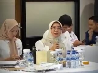 Bupati Berau, Sri Juniarsi Mas saya menyuarakan persoalan derah di Forum Apkasi, Rabu (30/7/2025).