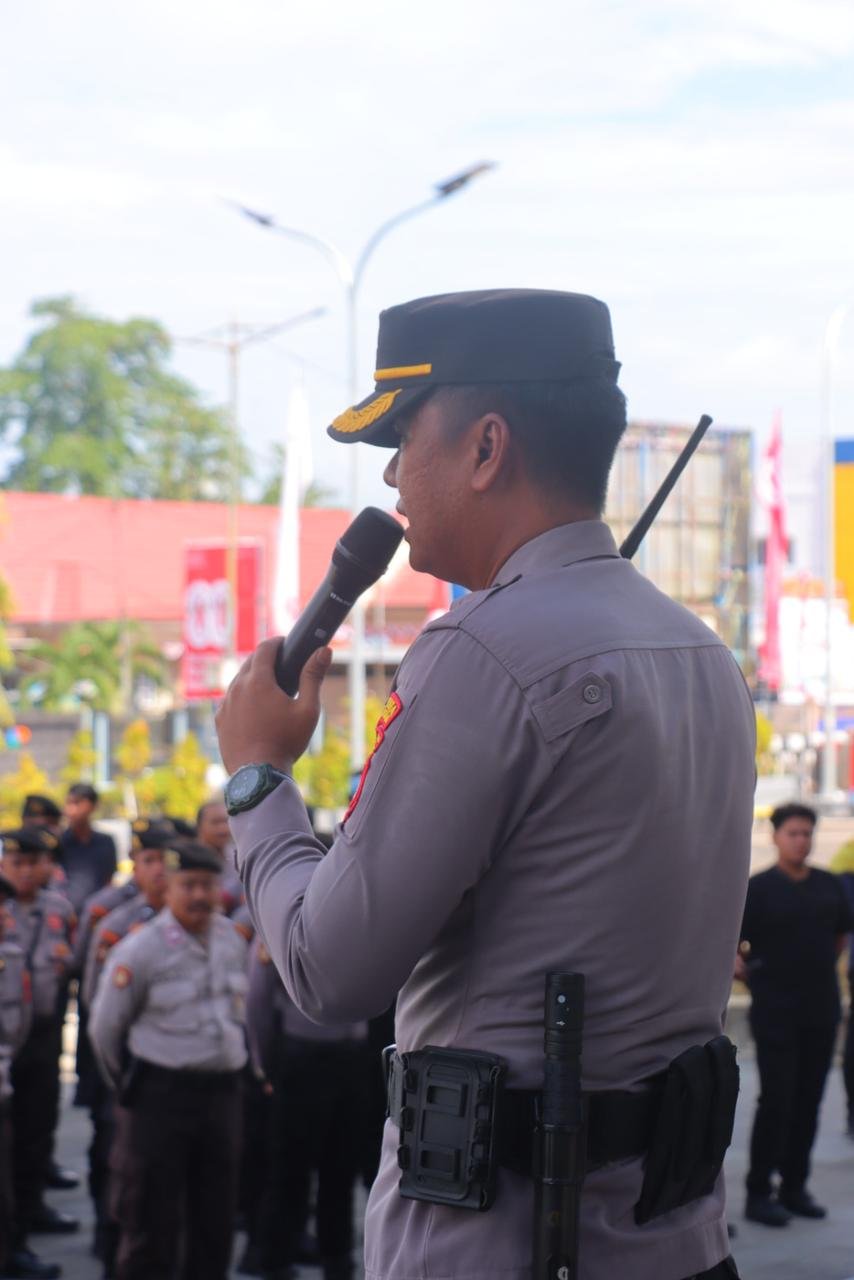 Humanis, Polresta Bulungan Kawal Aksi Damai Penolakan Transmigrasi oleh Aliansi Masyarakat Adat Asli Kalimantan Utara