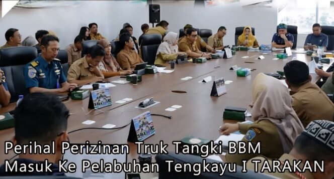 
					RDP Komisi III DPRD Kota Tarakan bersama Dishub, Pertamina dan Pelra soal polemik truk BBM di Pelabuhan Tengkayu I. Foto: Humas