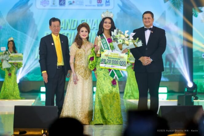 
					Penobatan Alexandra Matahari sebagai Putri Bumi Indonesia 2025 .