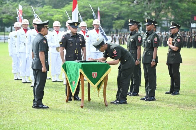 
					Kasdam VI/Mulawarman Tutup Pendidikan Pertama Tamtama Infanteri Gelombang II TA 2025 di Rindam VI/Mlw