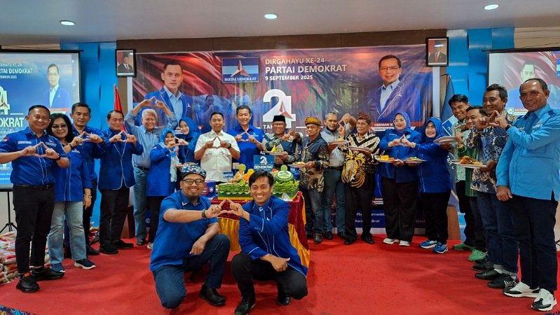 Peringatan HUT Ke-24 Partai Demokrat, Yansen TP Ajak Kader Renungkan Perjalanan