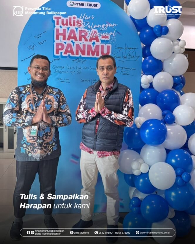 
					PTMB sambut pelanggan dengan layanan khusus pada peringatan Hari Pelanggan Nasional 2025, Kamis (4/9/2025).