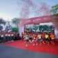 Suasana penuh semangat tampak di kawasan Grand City, Balikpapan, pada Minggu (14/9). Ribuan masyarakat berkumpul untuk mengikuti Electric Vibes Run 2025 (EV Run),