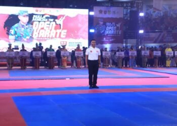 Resmi Dibuka, 2.775 Karateka Indonesia Ramaikan Piala Panglima TNI di Dome Balikpapan