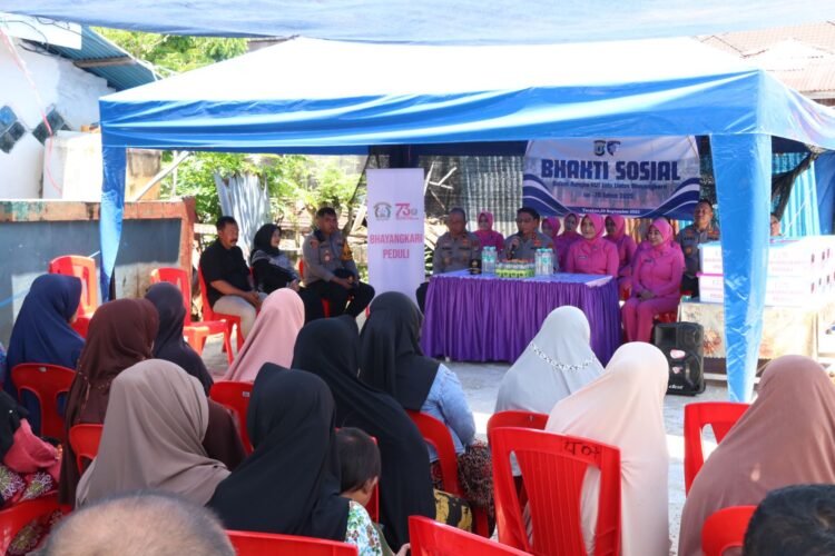 Polda Kaltara Gelar Bakti Sosial Dalam Rangka Peringatan Hari Lalu Lintas Bhayangkara ke-70