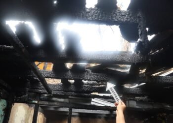 Olah TKP Kebakaran Sebengkok Rampung, Polisi Duga Api Berasal dari Kamar Lantai Dua