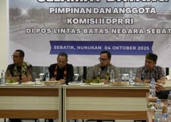 Deddy Sitorus Pimpin Rapat di PLBN Sebatik, Berharap Segera Dioperasikan