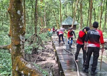 KPH Tarakan Bersih-Bersih KKMB