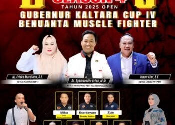 “Benuanta Muscle Fighter Season 4 Gubernur Kaltara Cup IV” Siap Digelar 19 Oktober 2025