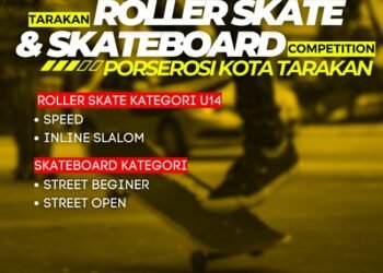 Ajang Perdana! Porserosi Tarakan Gelar Rollerskate & Skateboard Competition, Targetkan Bibit Muda Kaltara