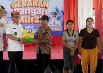 Pemerintah Tana Tidung Gelar Gerakan Pangan Murah di Desa Bebakung