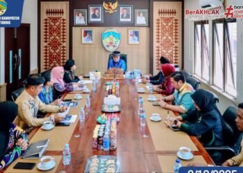 Bupati Tana Tidung Terima Audiensi Tim Kemenkes Terkait Pencegahan Filariasis