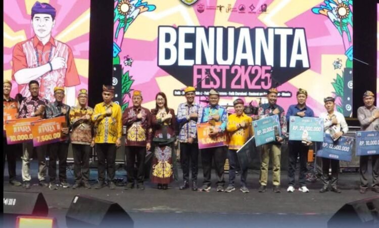 Tana Tidung Bersinar di Benuanta Fest 2025 Lewat Sejumlah Penghargaan
