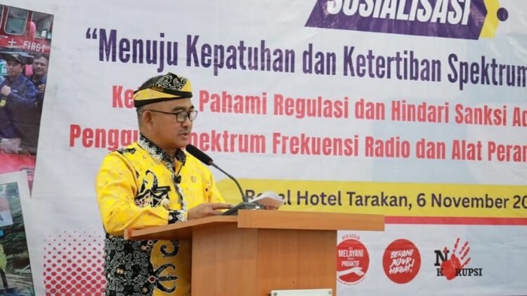 Wali Kota Tarakan: Frekuensi Radio Sumber Daya Terbatas, Wajib Tertib