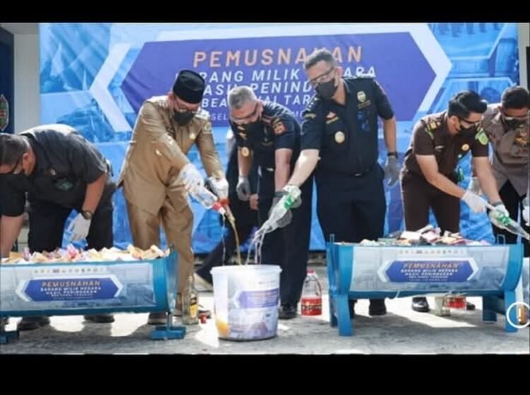 Rokok Ilegal Hingga Miras Dimusnahkan, Wawali Tarakan Tekankan Akuntabilitas Pengelolaan Barang Negara