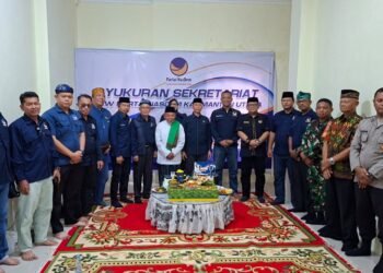 Peringati HUT ke-14 dan Resmikan Sekretariat Baru, NasDem Kaltara Gelar Syukuran dan Komitmen Peduli Rakyat