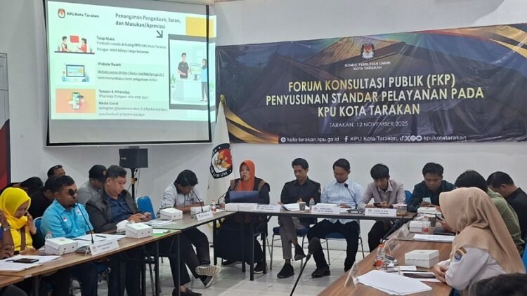 KPU Tarakan Susun Standar Pelayanan Data, Jamin Akurasi Pemilih Berkelanjutan