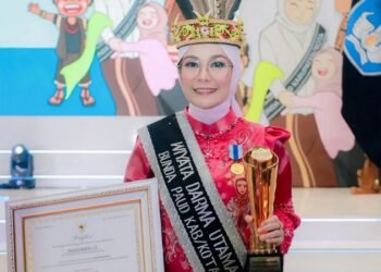 Anggota DPRD Kaltara Vamelia Ibrahim, Raih Penghargaan Tertinggi Bunda PAUD Tingkat Nasional