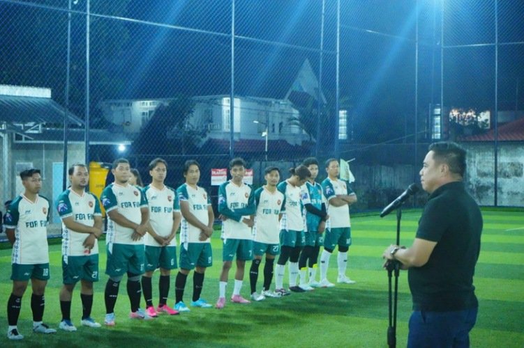 JB Dorong Pengembangan Mini Soccer, Puji Kontribusi Pengusaha Bangun Fasilitas Olahraga
