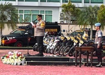 Kapolresta Bulungan Pimpin Apel Operasi Zebra Kayan 2025