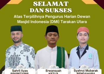 Erwansyah Pimpin DMI Tarakan Utara 2025-2030, Fokus Kemakmuran Masjid dan SDM