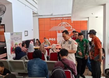 Apresiasi Penyaluran BLTS di Kantor Pos Tarakan, HB Ingatkan KPM Jangan Digunakan Judol