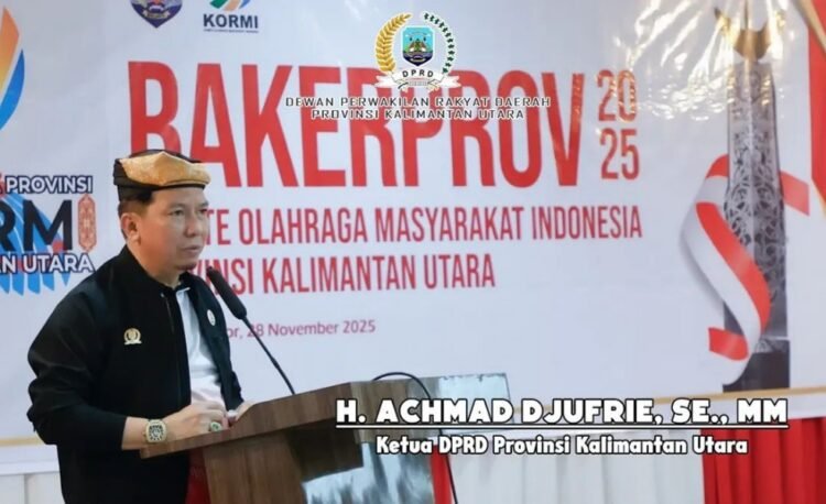 Ketua DPRD Ajak Pemda Sinergi di Kormi Kaltara, Demi Olahraga Rakyat