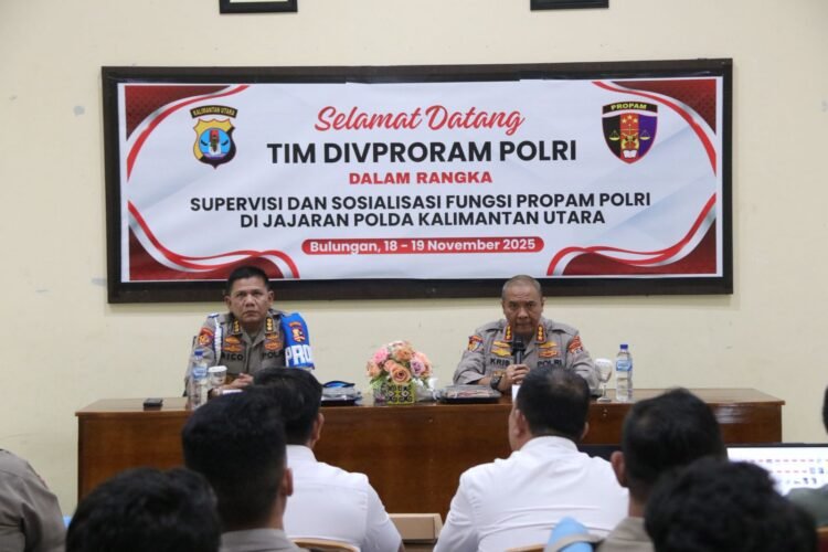 Divpropam Polri Gelar Supervisi dan Sosialisasi Fungsi Propam di Polda Kaltara