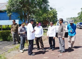 Wagub Kaltara Tinjau Pembangunan Jalan di Malinau, Tegaskan Penguatan Akses dan Ekonomi Warga