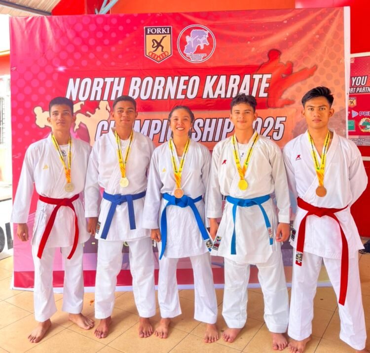 Personel Polda Kaltara Raih Prestasi Gemilang di North Borneo Karate Championship 2025