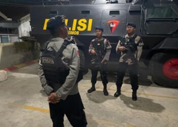 Waspada Curanmor! Tim Patroli Batalyon B Brimob Kaltim Sambangi Warga Samarinda Kota
