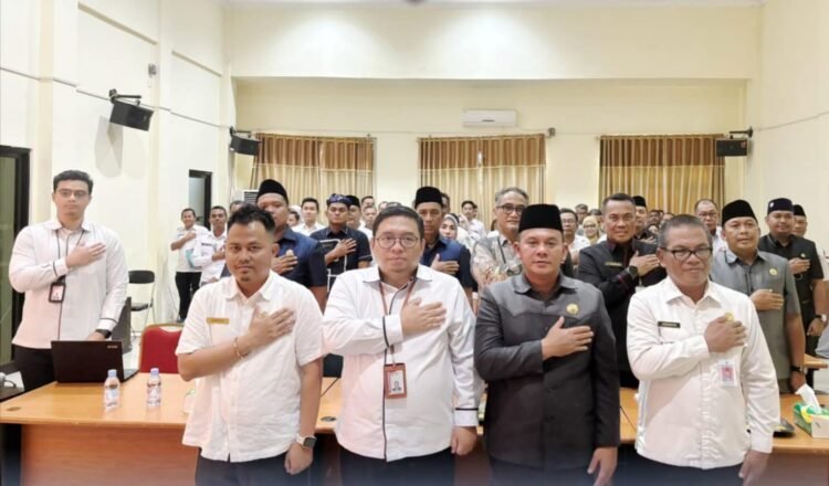 Dorong Tata Kelola Bersih, Inspektorat Tana Tidung Koordinasikan Monev Pencegahan Korupsi dengan KPK