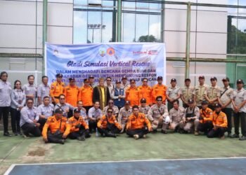 Komitmen Kesiapsiagaan Bencana, Pemprov Gelar Simulasi Vertical Rescue