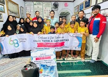 HUT ke-68, Pertamina Patra Niaga Regional Kalimantan Tebar Kepedulian di Tarakan