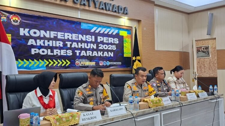 Tutup Tahun 2025, Polres Tarakan Berhasil Tekan Angka Kriminalitas dan Optimalkan Restorative Justice