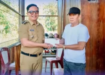 Bupati Tana Tidung Turun Langsung Bantu Korban Kebakaran di Depan Pasar Imbayud Taka