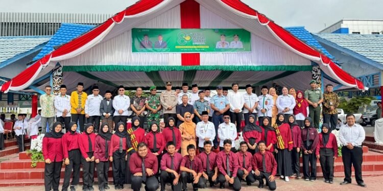Wujudkan Kerukunan Umat, Polresta Bulungan Hadiri Upacara Hari Amal Bakti (HAB) Ke-80 Kemenag RI