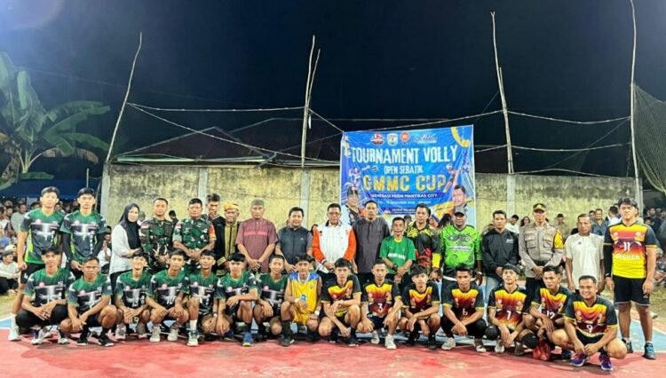 Disponsori Dua Aleg PKS, Andi Yakub dan Muhammad Nasir Tutup Turnamen Voli Open Sebatik GMMC