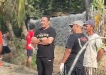 Gercep! Syamsuddin Arfah Pantau Langsung Pembangunan Gabion di Gang Rambai Tarakan