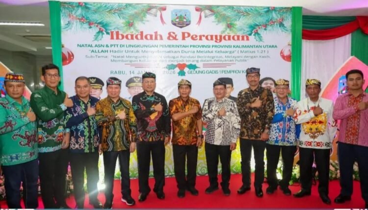 Hadiri Natal Gabungan ASN, Ketua DPRD Kaltara Ajak Perkuat Integritas dan Kasih dalam Pelayanan