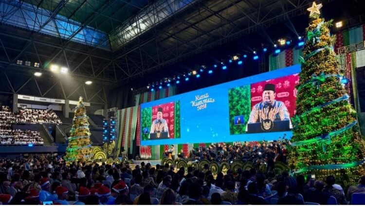 Di Puncak Natal Nasional 2025, Presiden Prabowo Umumkan Indonesia Capai Swasembada Beras