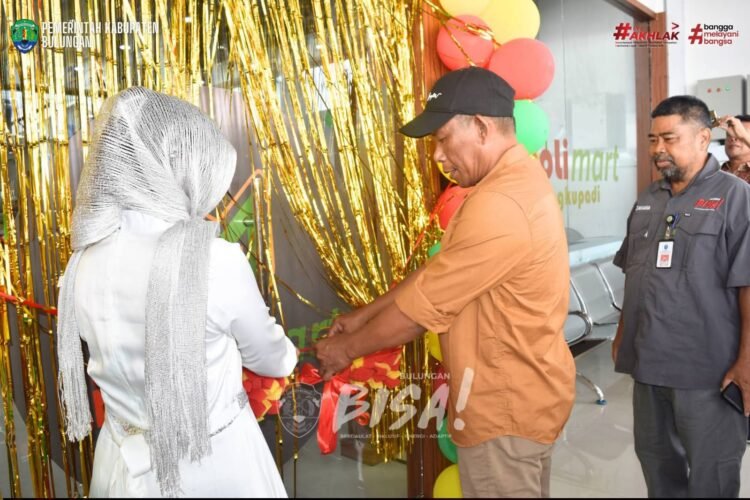 Resmikan Polimart Mangkupadi, Bupati Bulungan Dorong UMKM Lokal dan Sinergi Usaha Desa