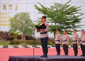 Polda Kaltara Gelar Upacara Hari Kesadaran Nasional, Wakapolda Bacakan Amanat Kapolda