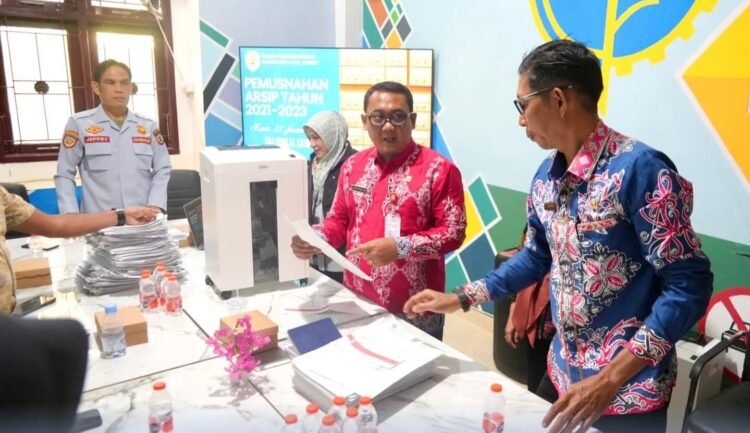 Dinas Perhubungan Tana Tidung Musnahkan Arsip 2021–2023