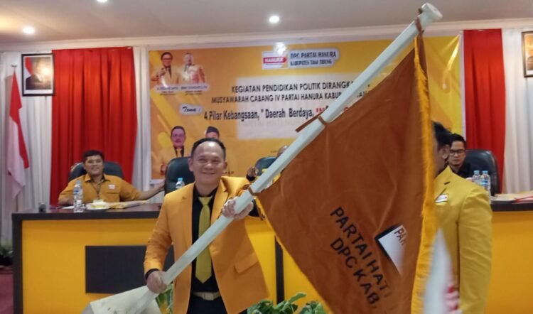 Markus Yuteng Terpilih Pimpin Hanura Tana Tidung Lewat Aklamasi Lima PAC