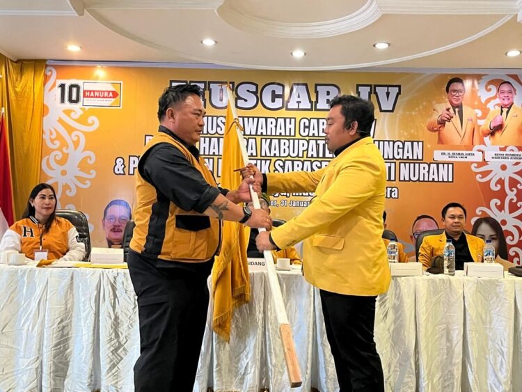 Hanura Bulungan Resmi Dipimpin Tasa Gung Periode 2025–2030