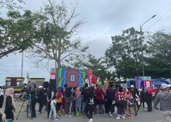 Polresta Bulungan Pastikan CFD Aman, Promosi Kick Off Piala Dunia 2026 di Tanjung Selor Berjalan Kondusif