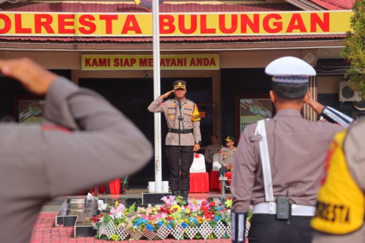 Kapolresta Bulungan Pimpin Apel Gelar Pasukan Operasi Keselamatan Kayan 2026